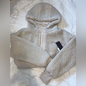 Cropped Sherpa Jacket